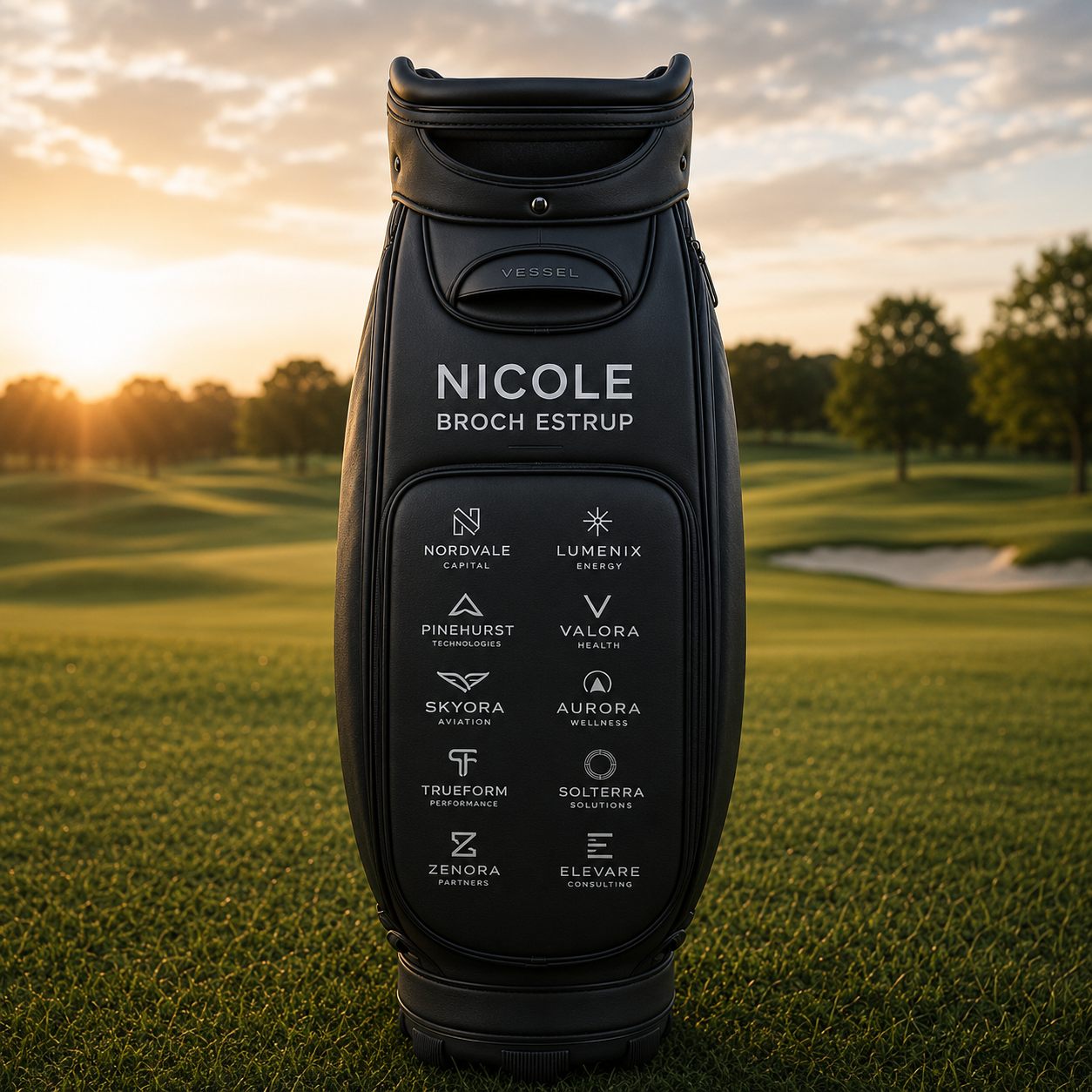 The Names Behind the Journey golfbag